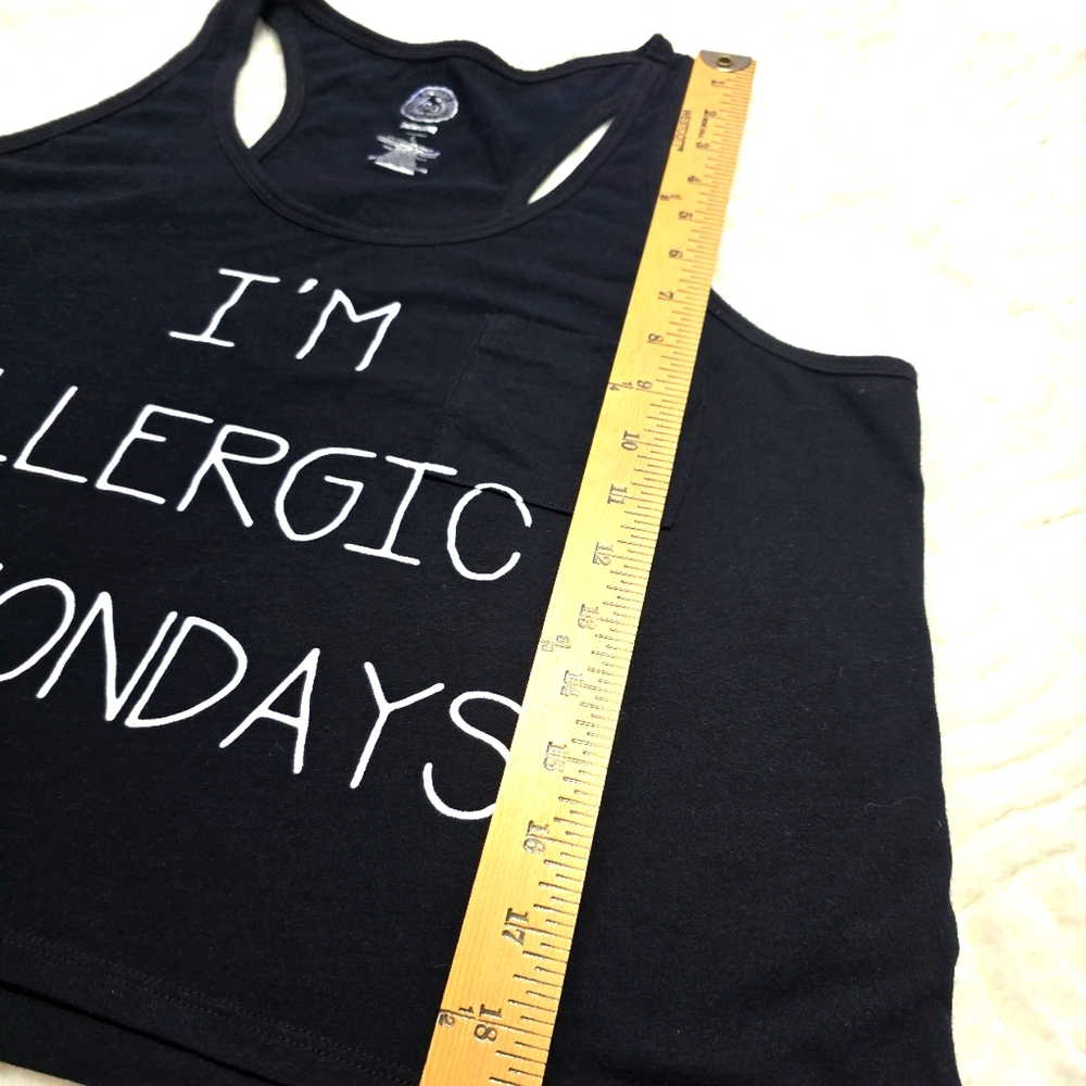SO Racerback Tank Top. Black. Size L - Picture 4 of 5